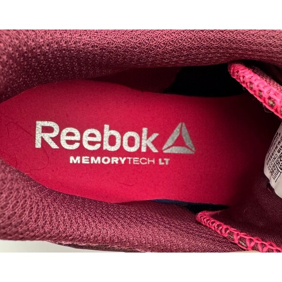 Reebok Women’s Walking Training Shoes MemoryTech LT Burgundy Pink Knit Sz 8 - Picture 10 of 10